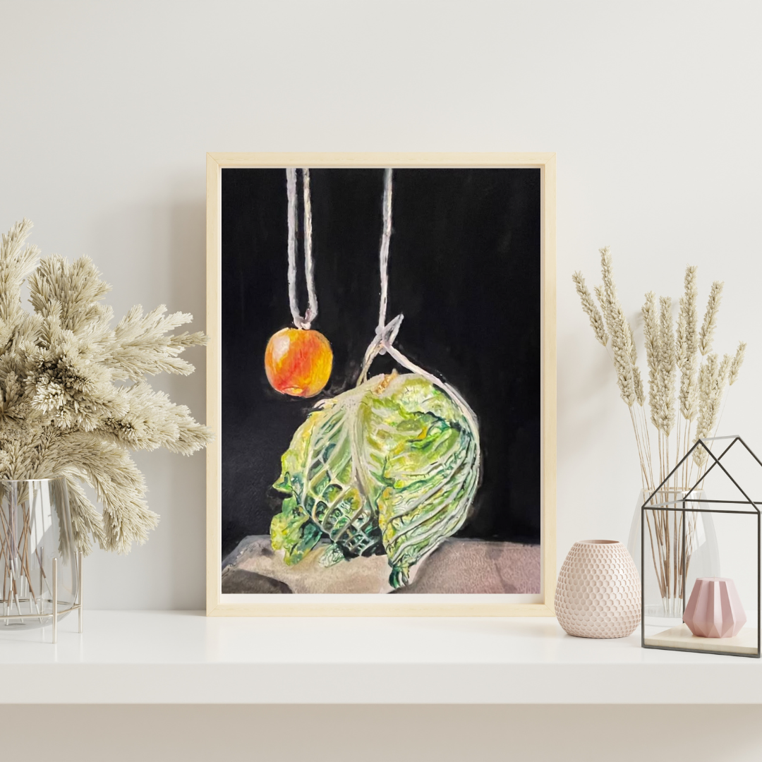 "Suspended Stillness” – Original Acrylic on Canvas