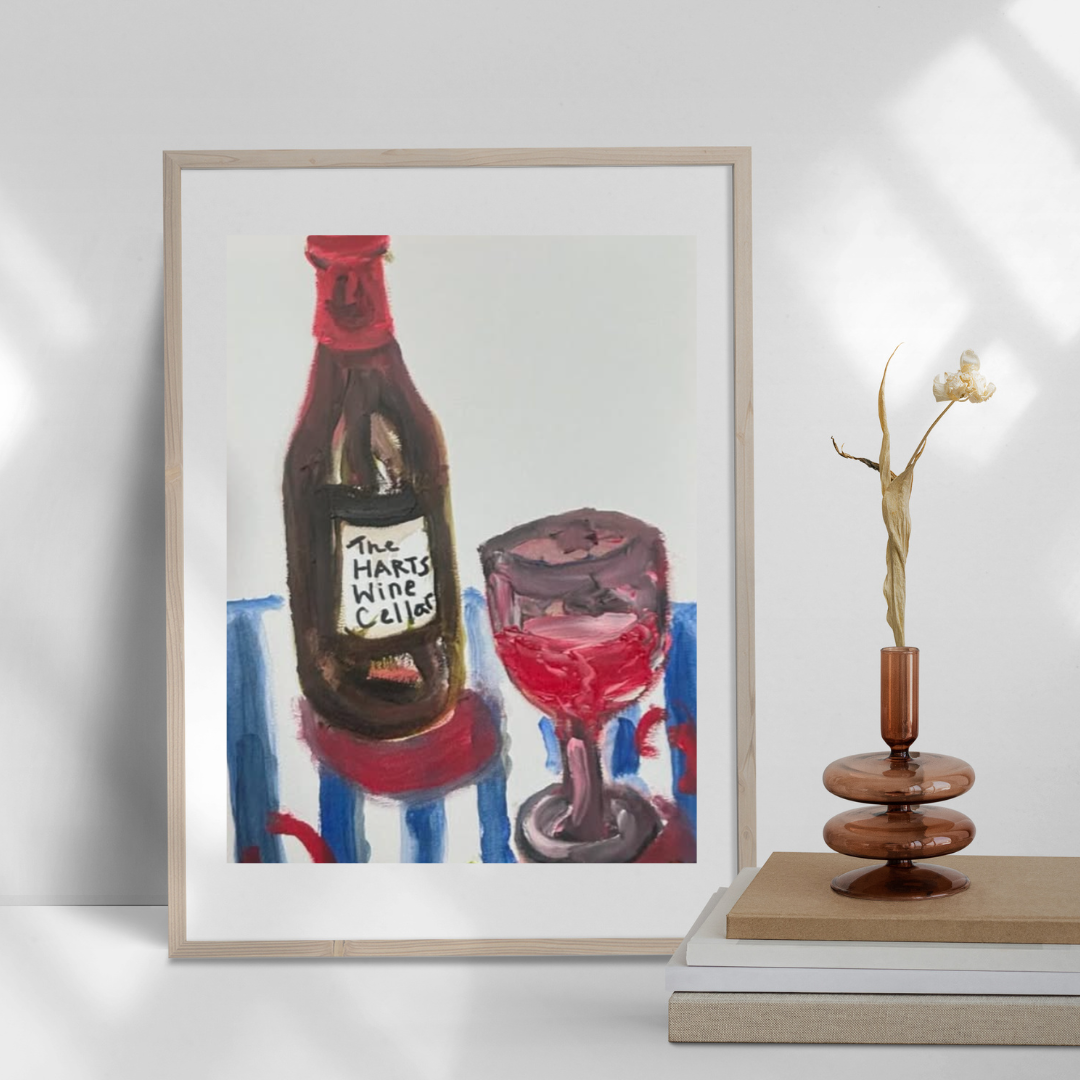 “The Harts Wine Cellar” – Original Acrylic Painting