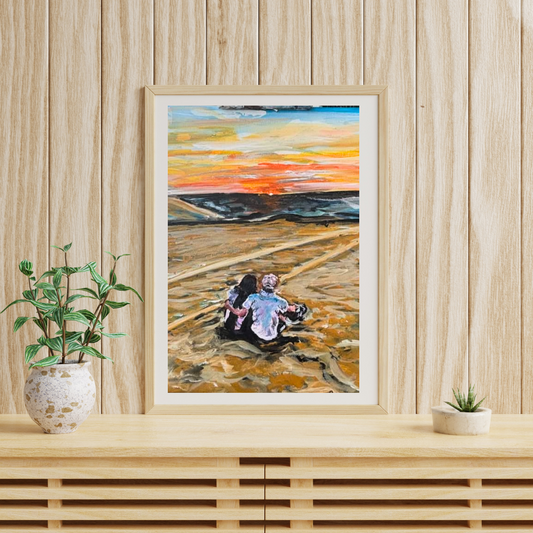 “Held in the Horizon” – Original Acrylic Painting